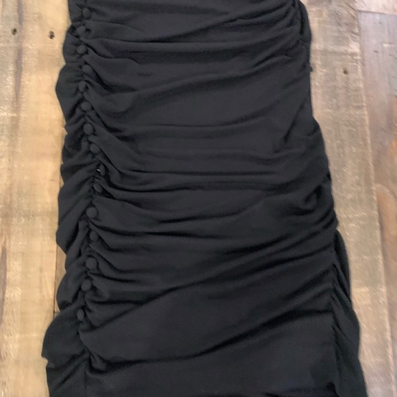 NWT Nordstroms Leith Ruched Side Button Body-Con Dress - Picture 12 of 12